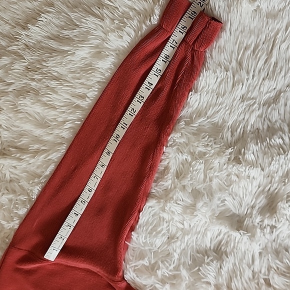 Zara Elegant Rust Long Sleeve Top - Picture 7 of 10